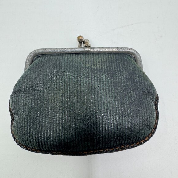 Vintage Leather Worn Coin Purse Tooth Pouch 1900's Era 3" x 2" - Picture 5 of 15